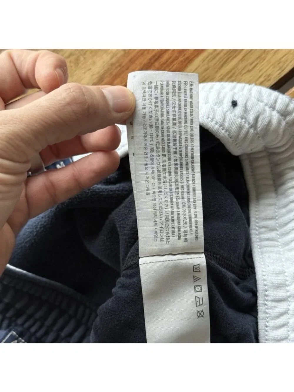 Abercrombie Fitch Sweatpants Men’s Sz M Navy Joggers Fleece Cotton‎ Athleisure
